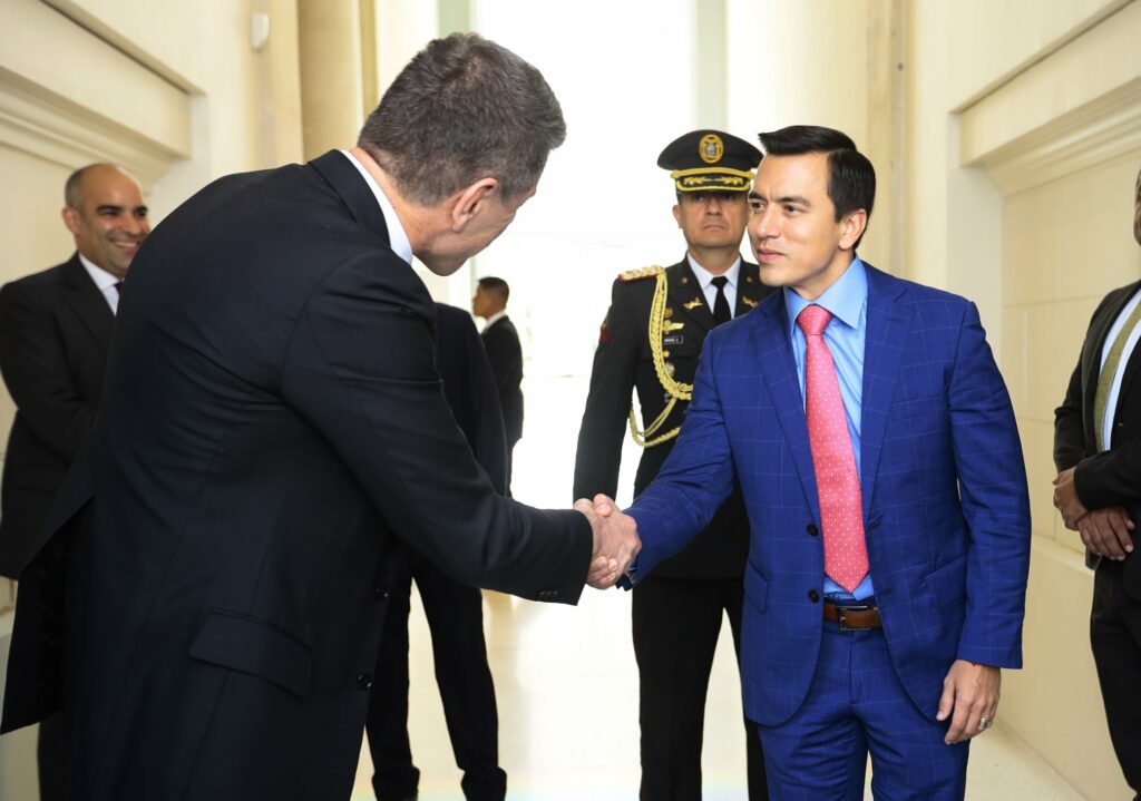 Imagen representativa de la visita del presidente de Ecuador a Europa