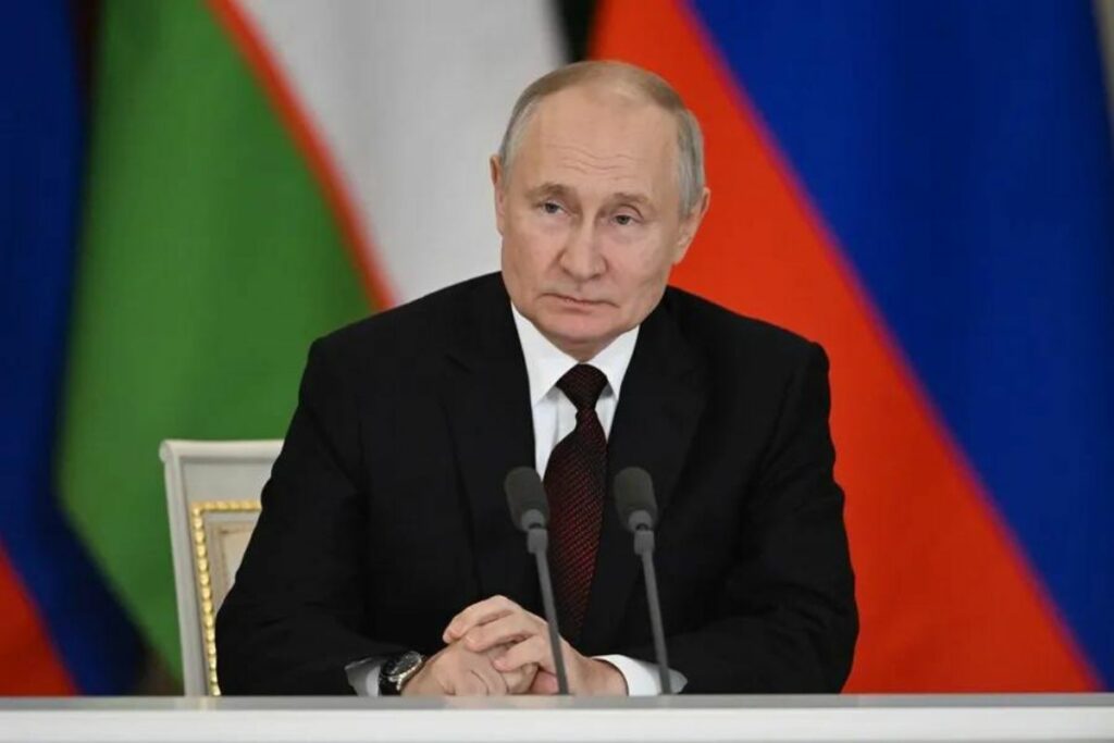 Vladímir Putin, presidente de Rusia, durante uno de sus discursos