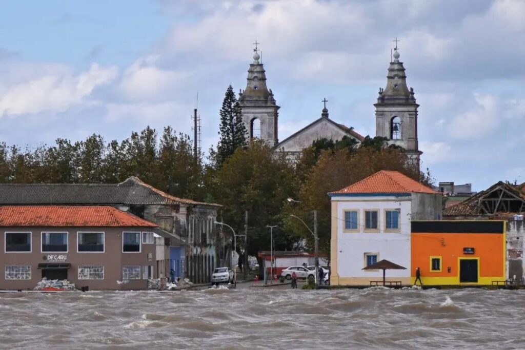 Imagen de las inundaciones en Brasil