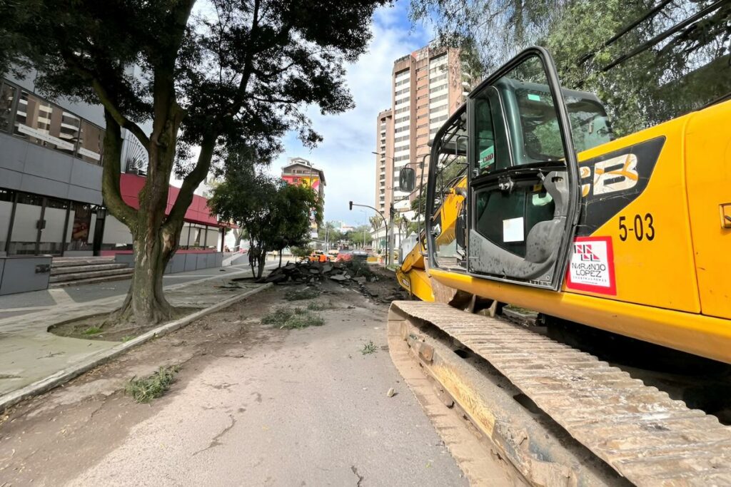 Cierres de calles por trabajos de reparación en Quito