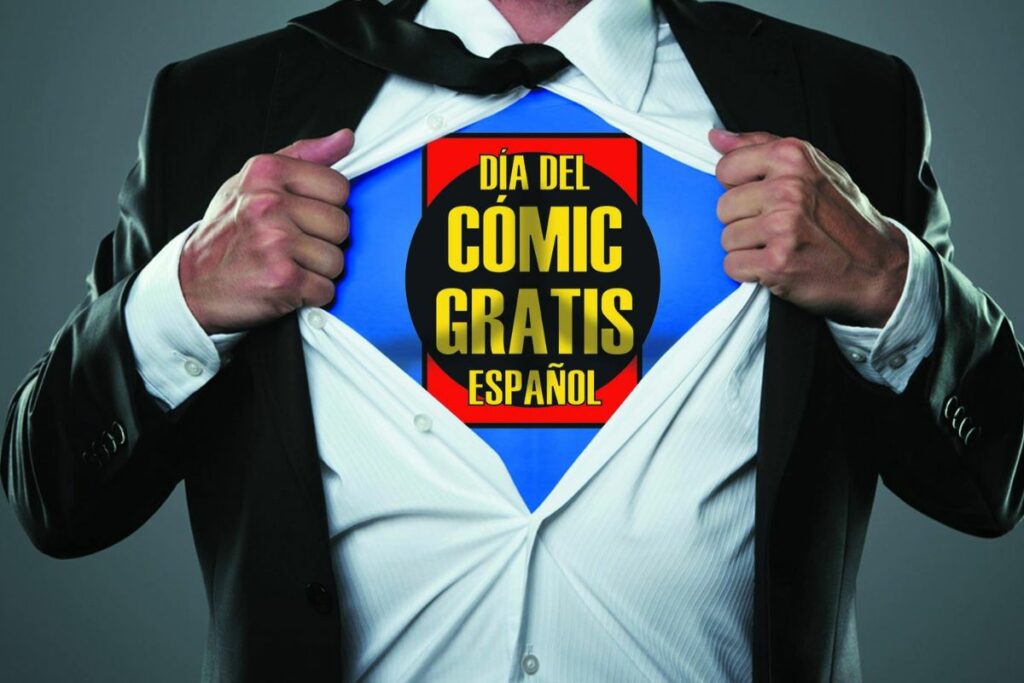 El Día del Cómic Gratis, conmemorado anualmente el segundo sábado de mayo en la comunidad hispanohablante desde el año 2010. Foto: Facebook Día del Cómic Gratis Español.