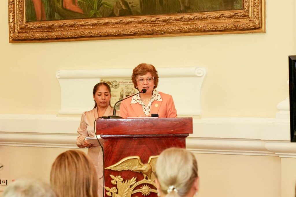 Ivonne Núñez, ministra del Trabajo, durante un evento en Guayaquil