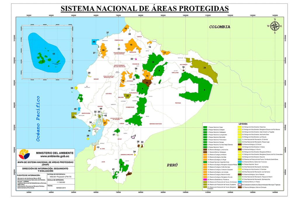 Imagen del Sistema Nacional de Áreas Protegidas