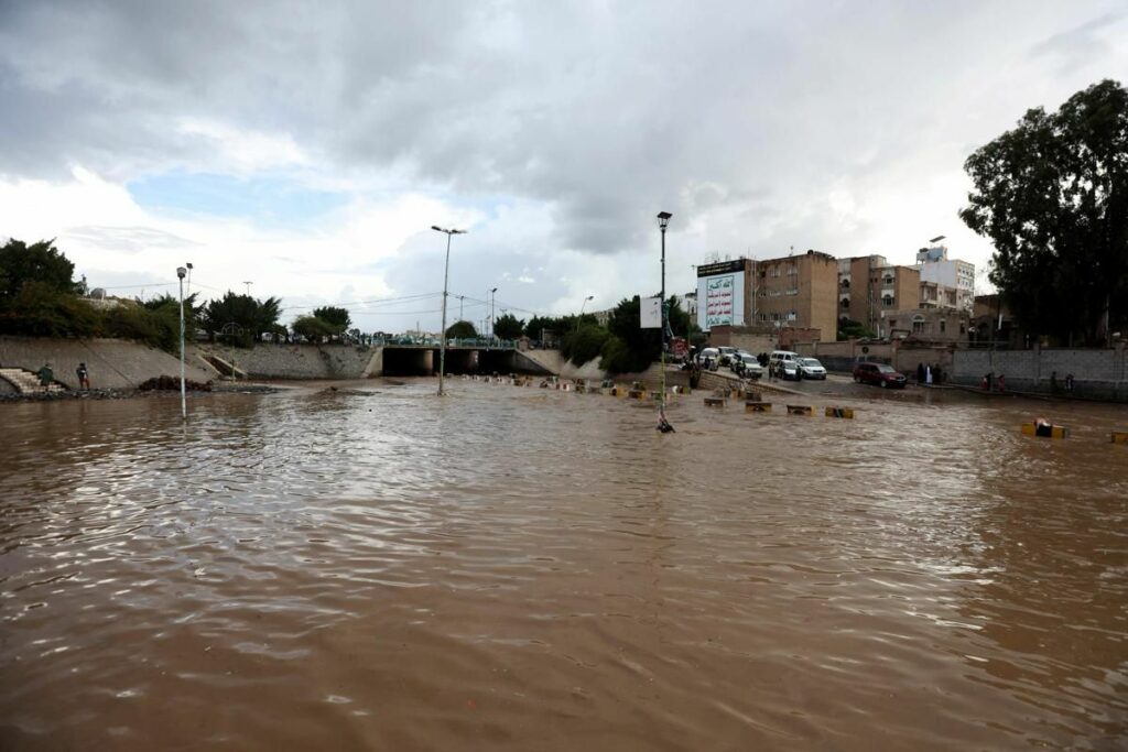 Inundaciones en Yemen