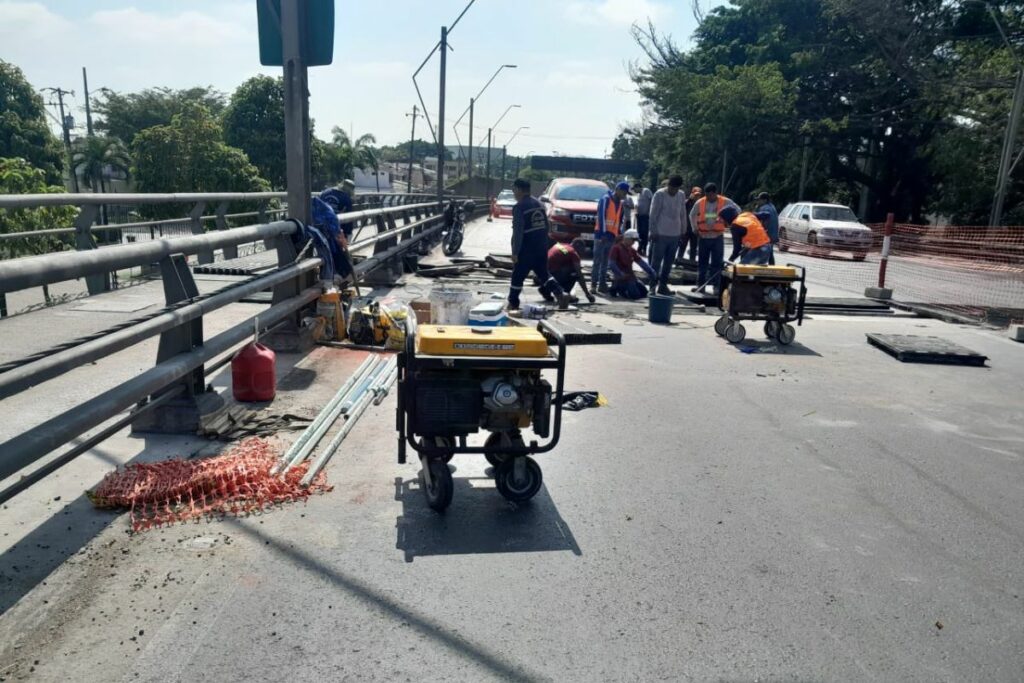 Imagen ilustrativa relacionada con los trabajos en el puente