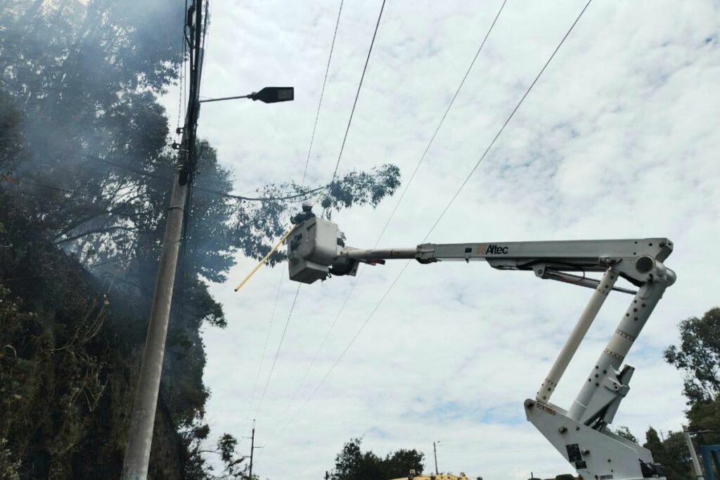 Emergencia eléctrica en Quito