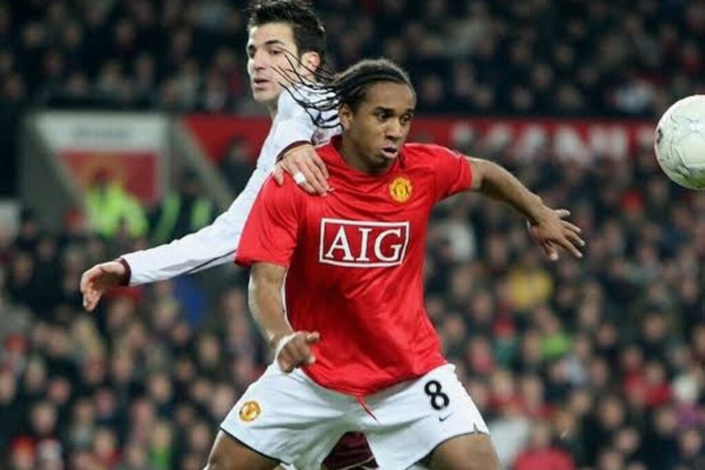 Anderson en su etapa como jugador del Manchester United