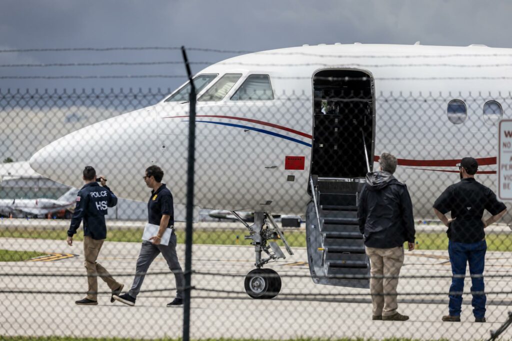 Imagen representativa de la confiscación de una aeronave en un aeropuerto en Estados Unidos.