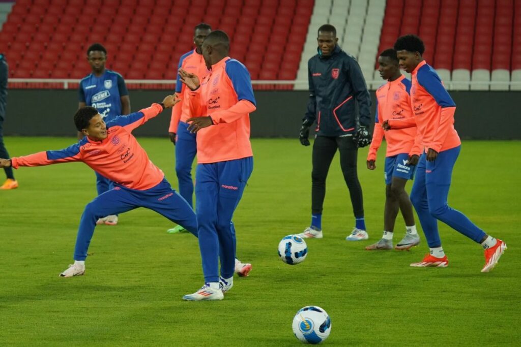 Entrenamiento de la Selección de Ecuador en Guayaquil