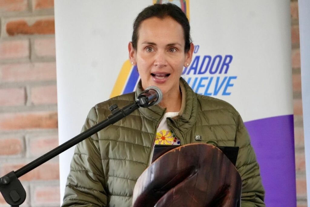 Inés Manzano, ministra de Ambiente, Agua y Transición Ecológica