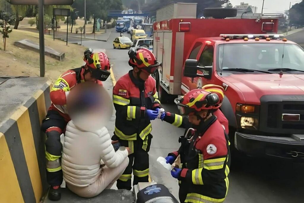 Atención de emergencia en la escena del suceso