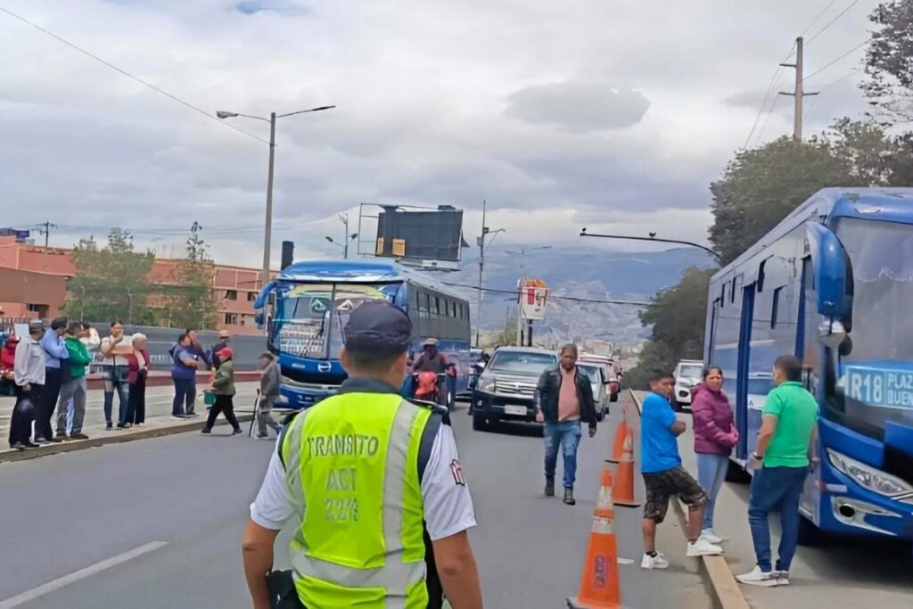 Accidente en el sur de Quito