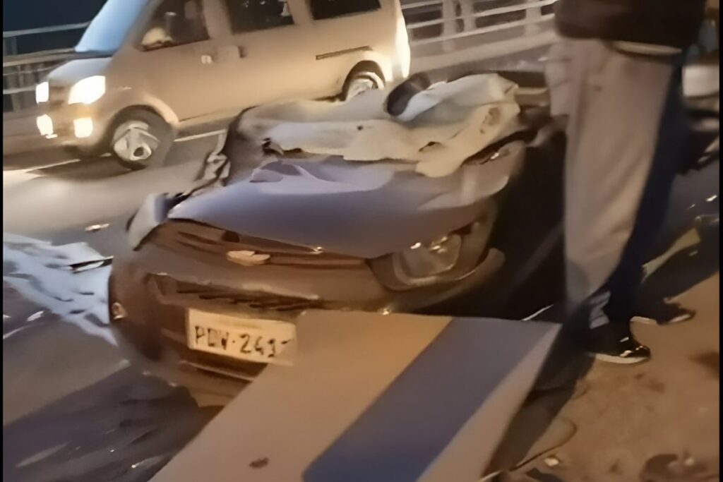 Fotografía del accidente