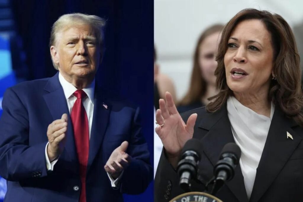 Imagen de Donald Trump y Kamala Harris