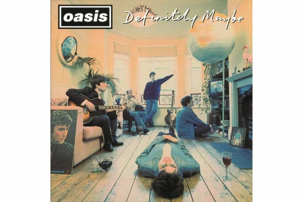 Portada del álbum 'Definitely Maybe' de Oasis