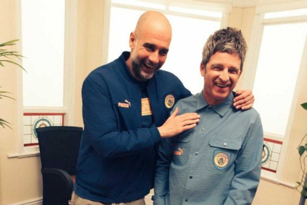 Noel Gallagher y Pep Guardiola