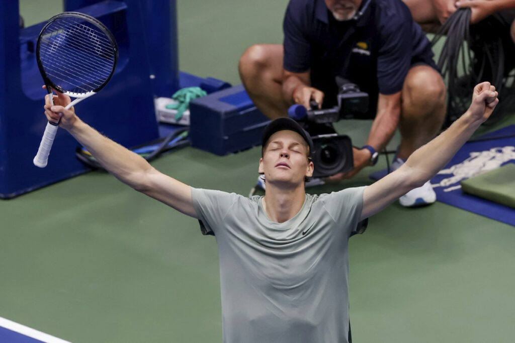 Jannik Sinner en la final del US OPEN 2024